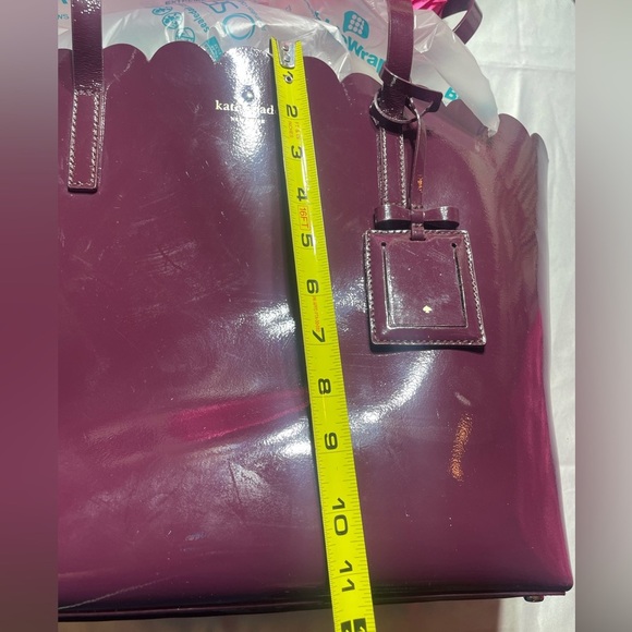 KATE‎ SPADE.bag ,totes
 large patent leather - Mahogany - Picture 4 of 16